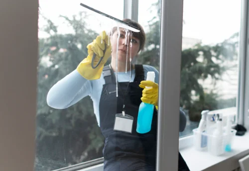 Nettoyage de vitres intérieures et extérieures au Lardin-Saint-Lazare